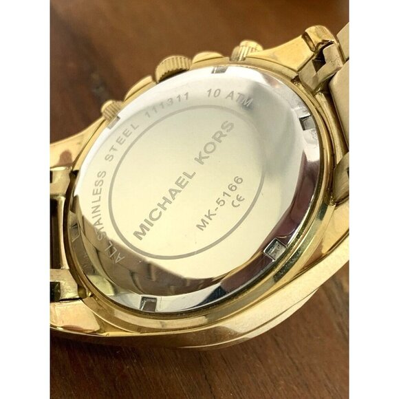Michael Kors Women's Watch MK5166 Blair Quartz Chronograph Gold Steel 39mm - Picture 6 of 14